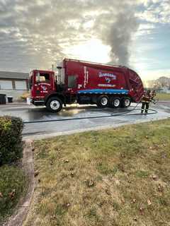 Garbage Truck Fire Shuts Down Northampton Roadway: Police