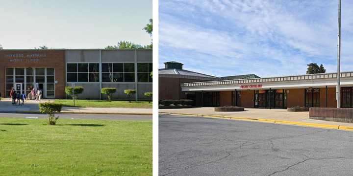 Crossland High School and Thurgood Marshall Middle School in Temple Hills