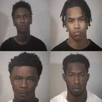 <p>(clockwise from top left): Nashawn Davis; Raikwon Lewis; Michael Anderson; and Malachi Dickerson.</p>