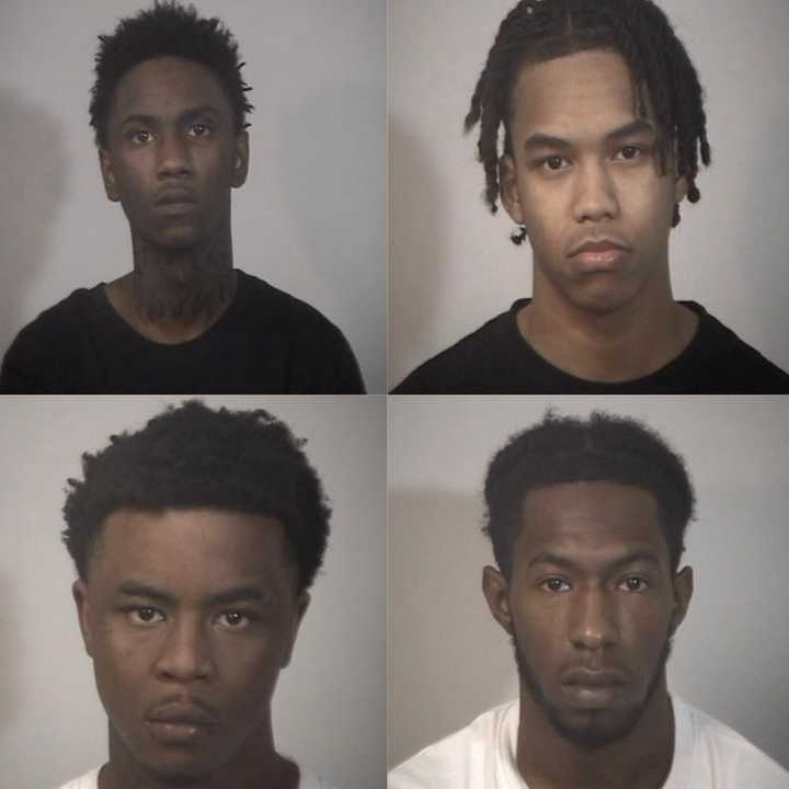 (clockwise from top left): Nashawn Davis; Raikwon Lewis; Michael Anderson; and Malachi Dickerson.