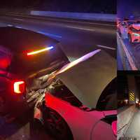 Driver Crashes Into Back Of Police Vehicle During Montgomery County Speeding Stop On I-270