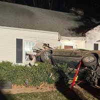 Car Crashes Into Home: Bernardsville FD