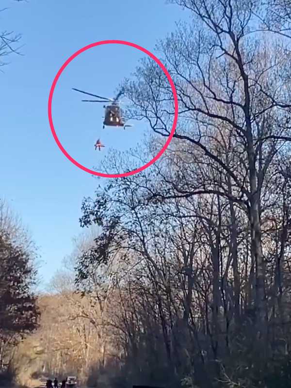 Hurt Hiker In Carroll County Hoisted To Helicopter, Airlifted To Hospital: State Police (VIDEO)