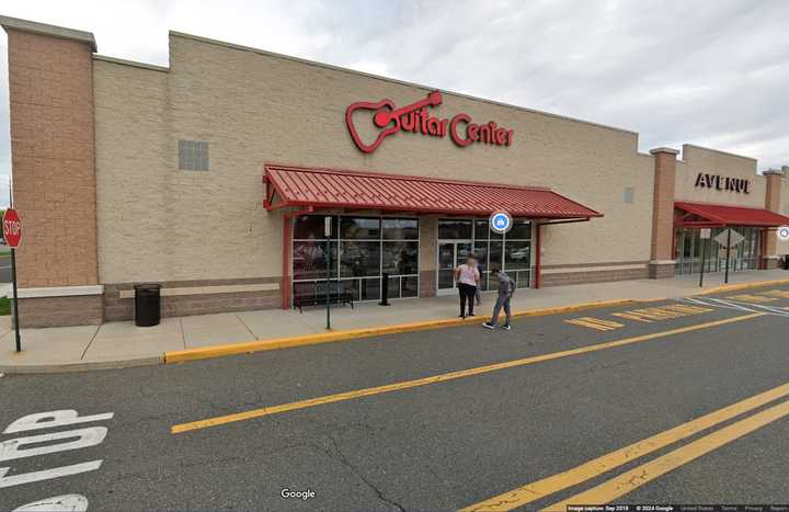 Guitar Center in the Metroplex Shopping Center, 2620 Chemical Road, Plymouth Township, Montgomery County.