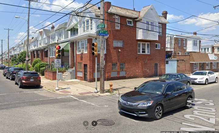 The intersection of North 2nd Street and Nedro Avenue in Philadelphia.