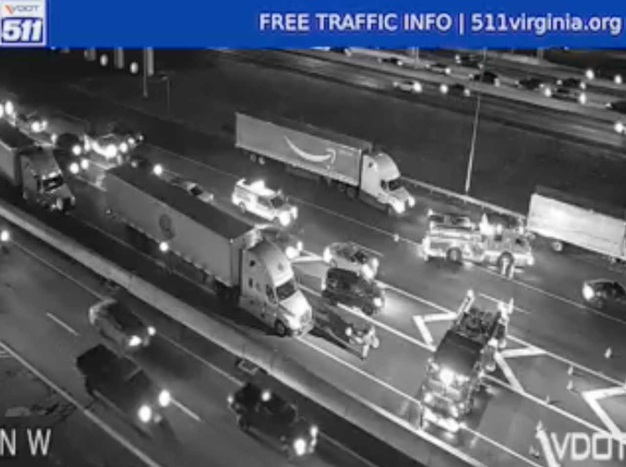 Multi-Vehicle Crash Shuts Down Section of I-95 in Fairfax County (Developing)