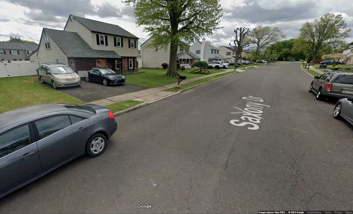 The 600 block of Saxony Drive, Bristol Township.