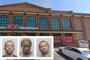 Four From Maryland Busted After Stealing From Ace Hardware, Backing Vehicle Into Officer: PD