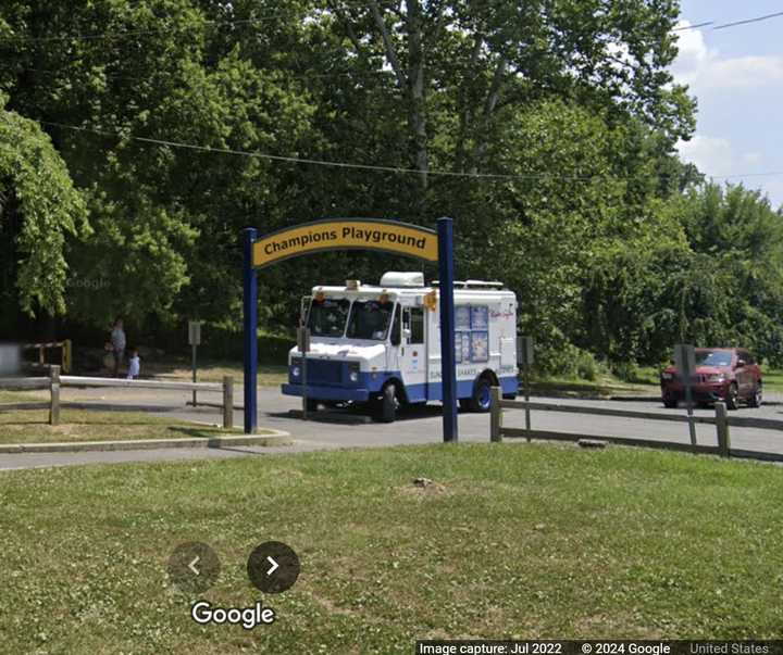 Champions Park in Philadelphia where the woman was found dead. 