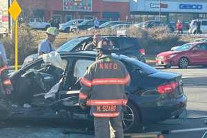 2 Women Hospitalized After Crash Near Shopping Center In Region