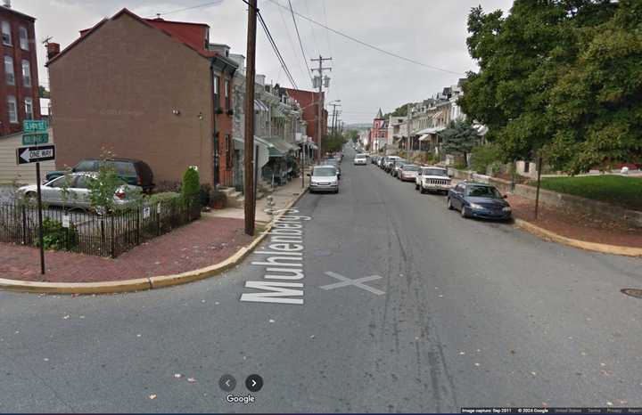 The 1300 block of Muhlenberg Street, Reading, Berks County.