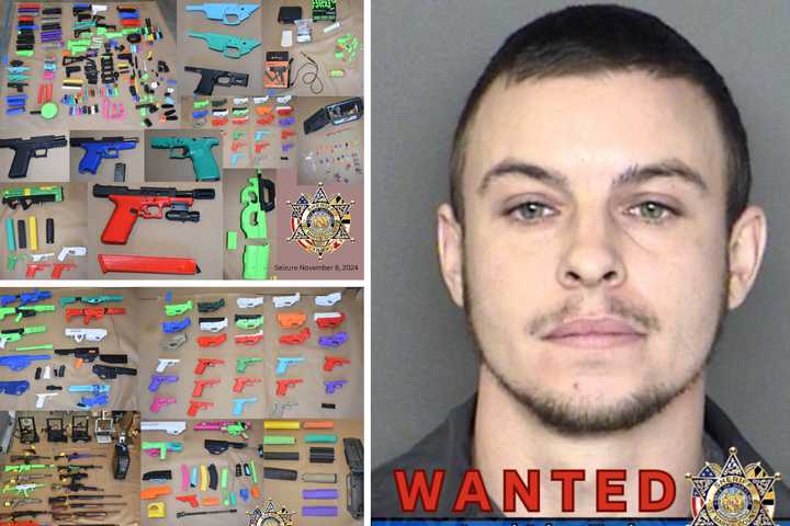 Convict Caught With Cache Of Illegal Weapons Arrested In Maryland, Sheriff Says