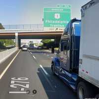 Multiple Tractor Trailer Crash Closes I-276 West In Eastern PA: Reports