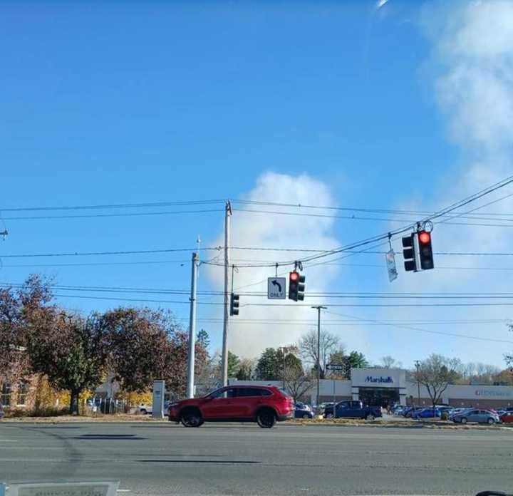 A fire near the Dutchess Golf Course over the weekend.&nbsp;