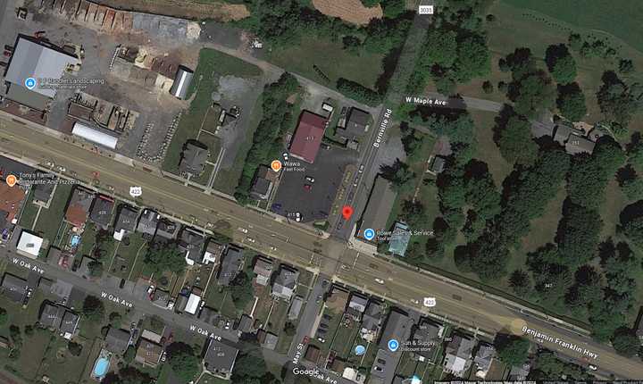 Location of a new Wawa store at 10 Bernville Road in Robesonia, Berks County.