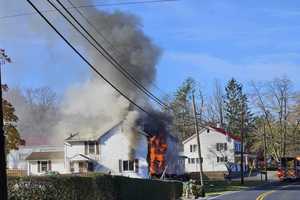 Fire Destroys PA House; Photos Show Intense Blaze