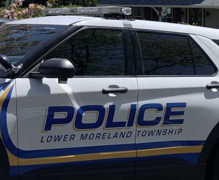 A&nbsp;Lower Moreland Township Police vehicle.&nbsp;