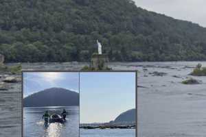 Injured Kayaker Rescued After Stranded By Susquehanna River's Statue Of Liberty