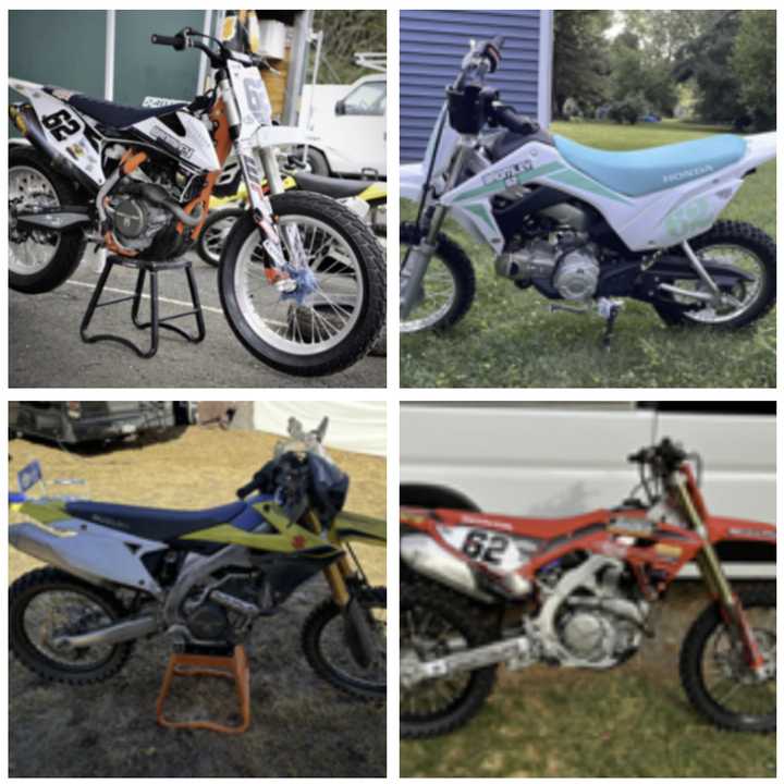 The stole dirt bikes.