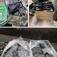 <p>The recovered marijuana at Dulles International Airport.</p>