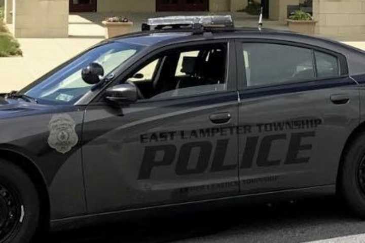 An East Lampeter Township Police Department vehicle.