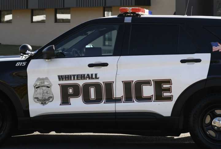 A&nbsp;Whitehall Township police vehicle.