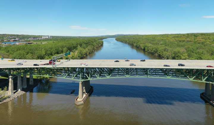 A dead body was found on I-90 along the Patroon Island Bridge in the Capital Region.&nbsp;