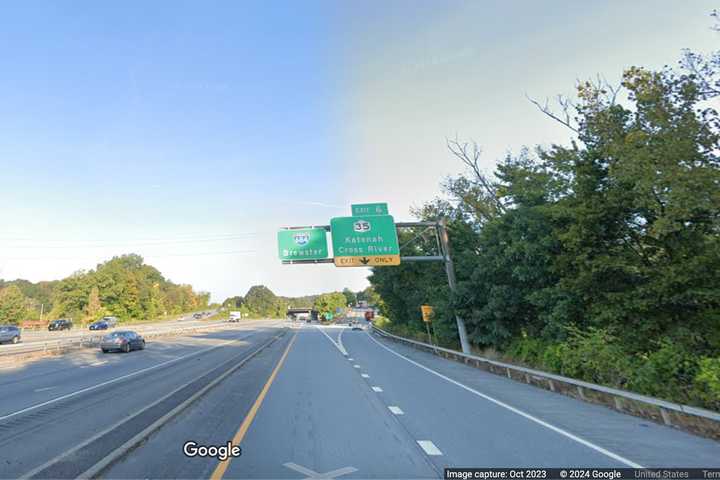 Car Flips On I-684 In Northern Westchester After Hitting Truck (UPDATE)