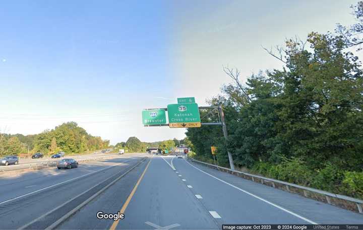 I-684 North in Katonah just south of Exit 6 (Route 35).&nbsp;