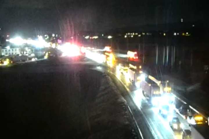 Tractor-Trailer Fire Shuts Down I-81 South Near PA/MD Border: PennDOT