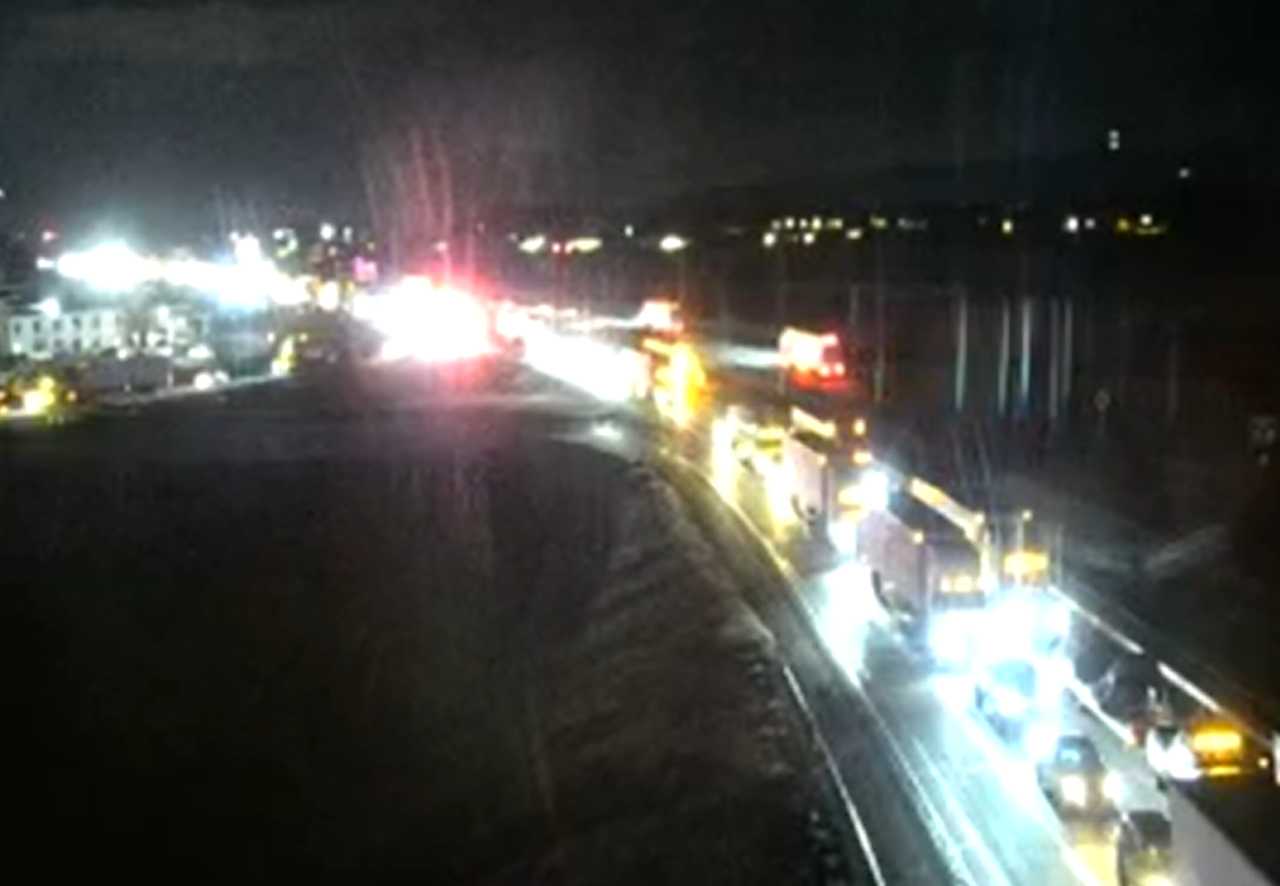 Tractor-Trailer Fire Shuts Down I-81 South Near PA/MD Border: PennDOT ...