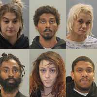 <p>(clockwise from top left) Alyssa Hockenberry; Diallo Jackson; Sierra McManaway; Demond Scott; Maranda Peason; James Mitchell</p>