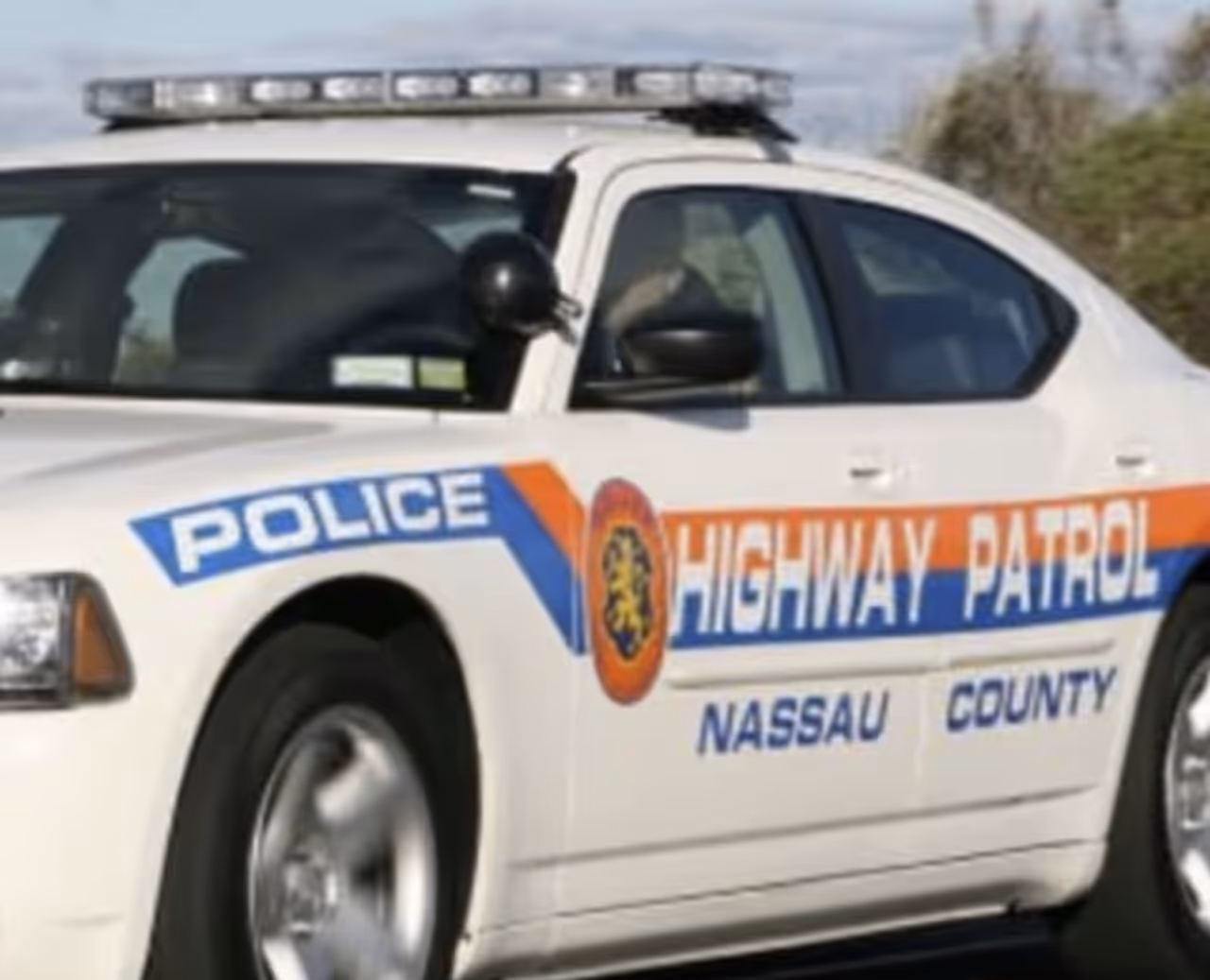 A Nassau County Police Highway Patrol vehicle.