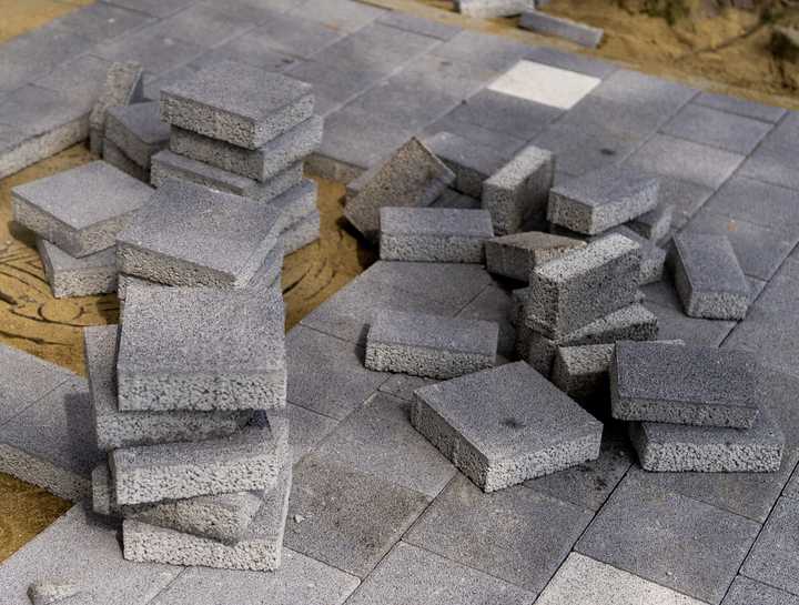 Paver bricks.