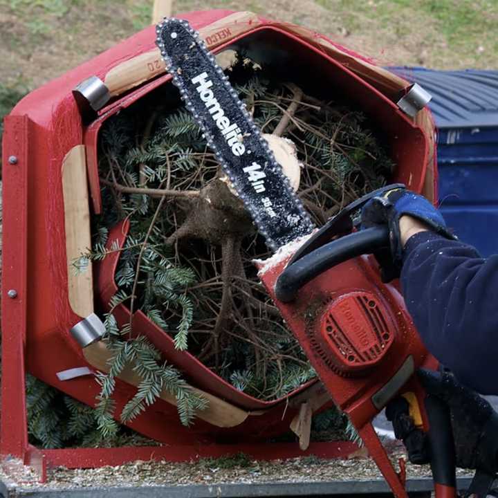 A chainsaw