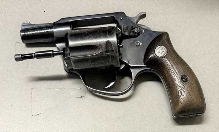 The .38-caliber revolver, which was loaded with six bullets, according to TSA.