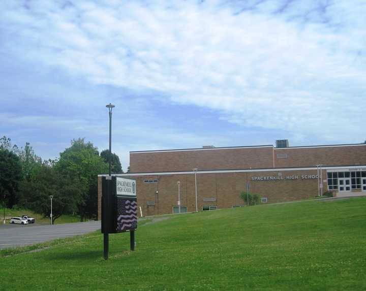 Spackenkill High School in Poughkeepsie has been released for the day following a bomb threat.&nbsp;