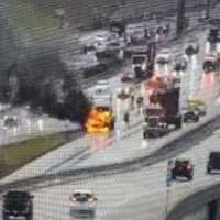 Box Truck Erupts In Flames On Route 30 Split In Lancaster County