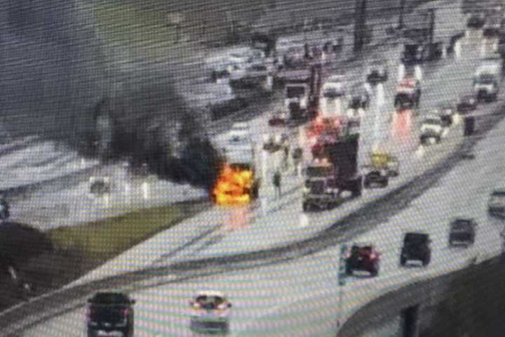 Box Truck Erupts In Flames On Route 30 Split In Lancaster County