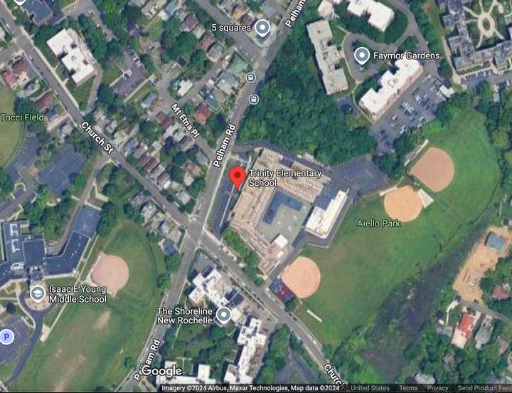 The incident happened near Trinity Elementary School in New Rochelle.&nbsp;