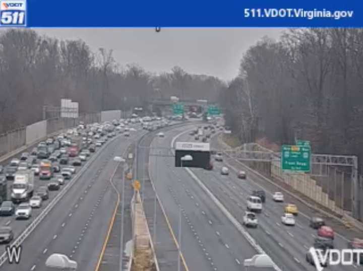 I-95 traffic on Monday afternoon.