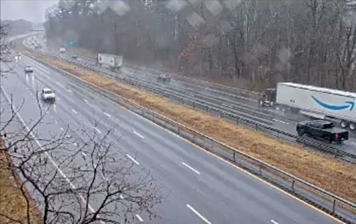 I-684 in Westchester on Monday morning, Dec. 16.