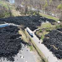 <p>The sea of tires that were dumped in Maryland.</p>