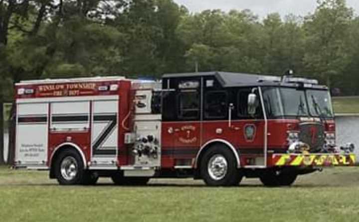 A Winslow Township Fire Department engine.