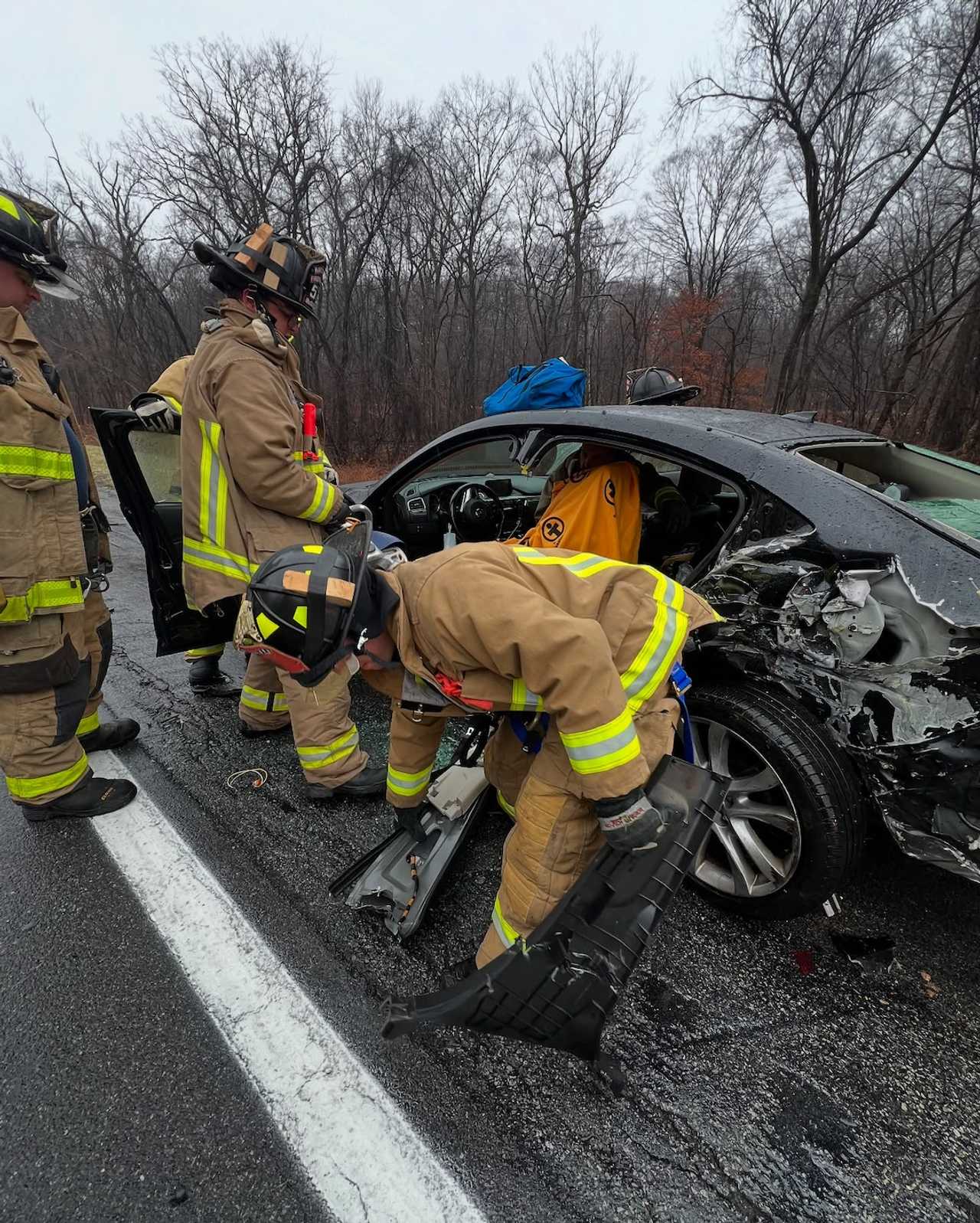 Trapped Driver Freed From Car After Crash On Sprain Brook Parkway In ...