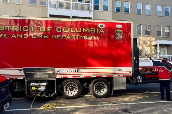 Worker Trapped After Partial Building Collapse In Northwest DC (DEVELOPING)