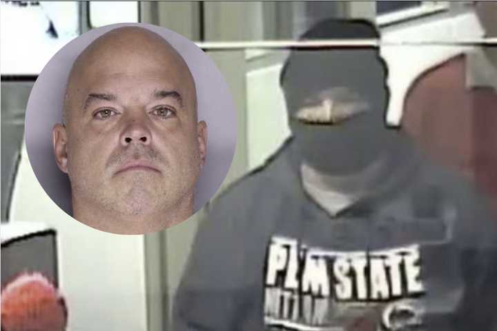 Serial Bank Robber Caught Red-Handed Fleeing PNC Bank With $4K Cash: Bucks DA