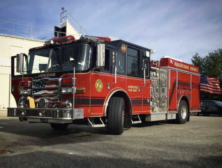 A Jericho Fire Department engine. 