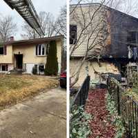 <p>The aftermath of the fire in Joppatowne.</p>