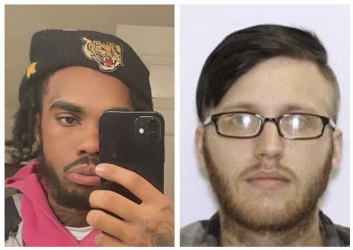 Joshua Bresnick (right) who is wanted for allegedly killing&nbsp;Rakeem Floyd (left).